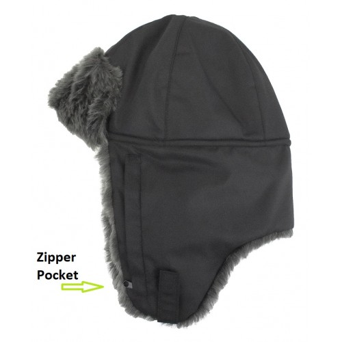 Youth detachable warmth face mask trapper hat